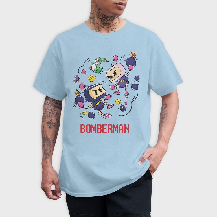 Bombermans Rebellion, Tricou Barbati (Unisex)