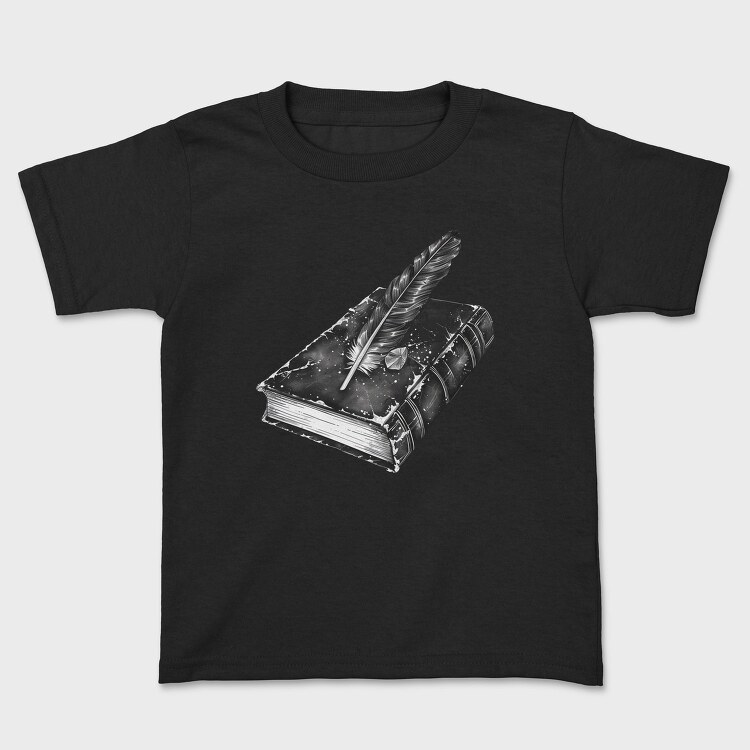 Book Feather Gothic, Tricou Copii
