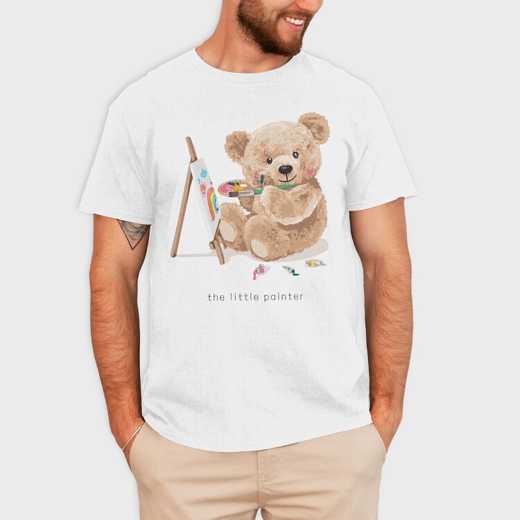 Teddy Art Rebel, Tricou Barbati (Unisex)