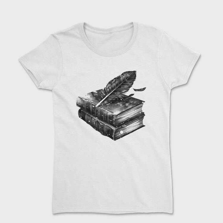 Books Feather Gothic, Tricou Femei