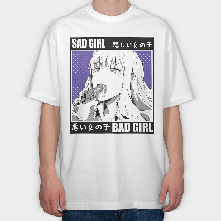 Hentai 12, Tricou Oversize Barbati (Unisex)