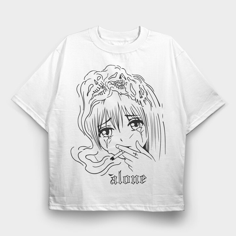 Hentai 17, Tricou Oversize Barbati (Unisex)