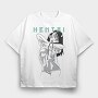 Hentai 6, Tricou Oversize Barbati (Unisex)
