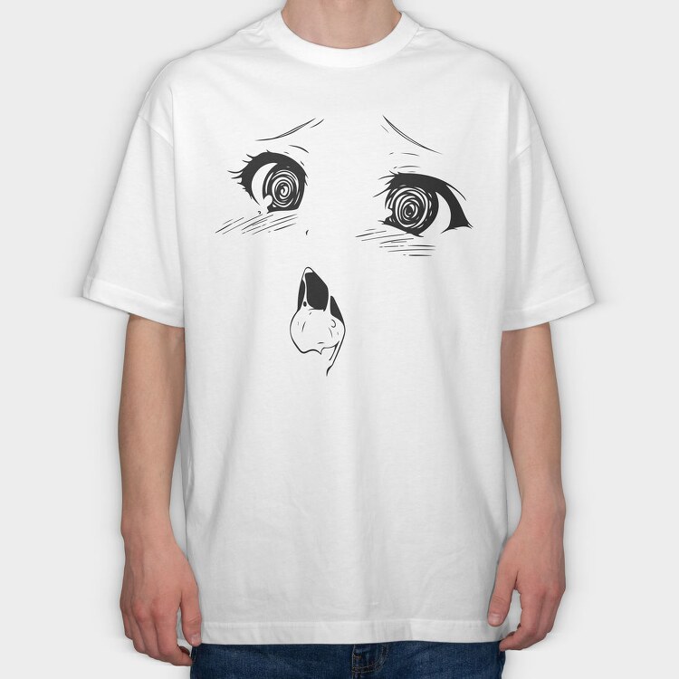 Hentai 19, Tricou Oversize Barbati (Unisex)