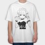 Hentai 7, Tricou Oversize Barbati (Unisex)