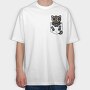 Black Cat in Pocket, Tricou Oversize Barbati (Unisex)