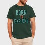Born To Explore, Tricou Barbati (Unisex)