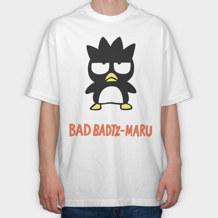 Bad Penguin Vibes, Tricou Oversize Barbati (Unisex)