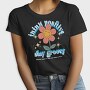 Groovy Flower Vibes, Tricou Femei