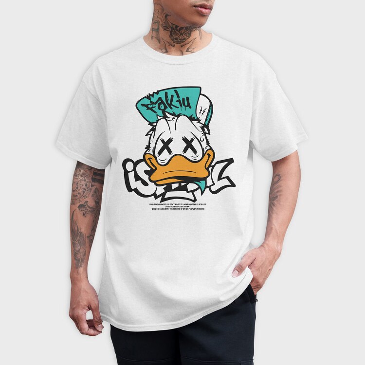 Fakiu Duck Face, Tricou Barbati (Unisex)