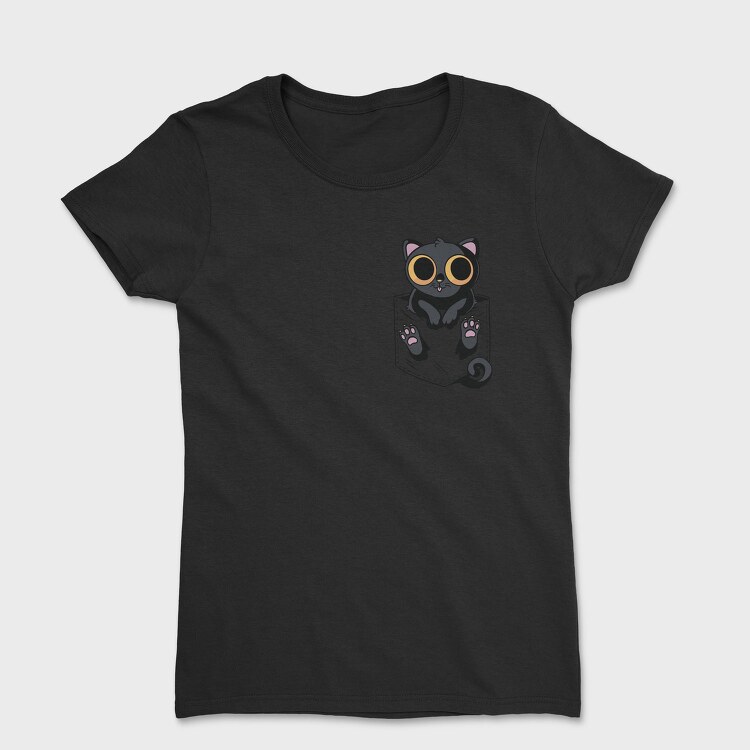Black Cat in Pocket, Tricou Femei