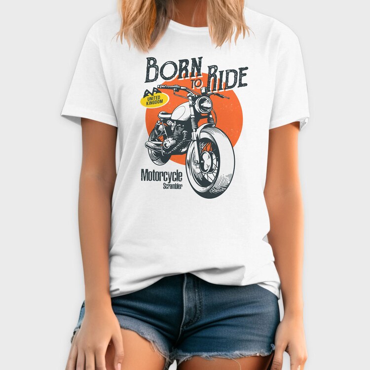 Born To Ride, Tricou Barbati (Unisex)
