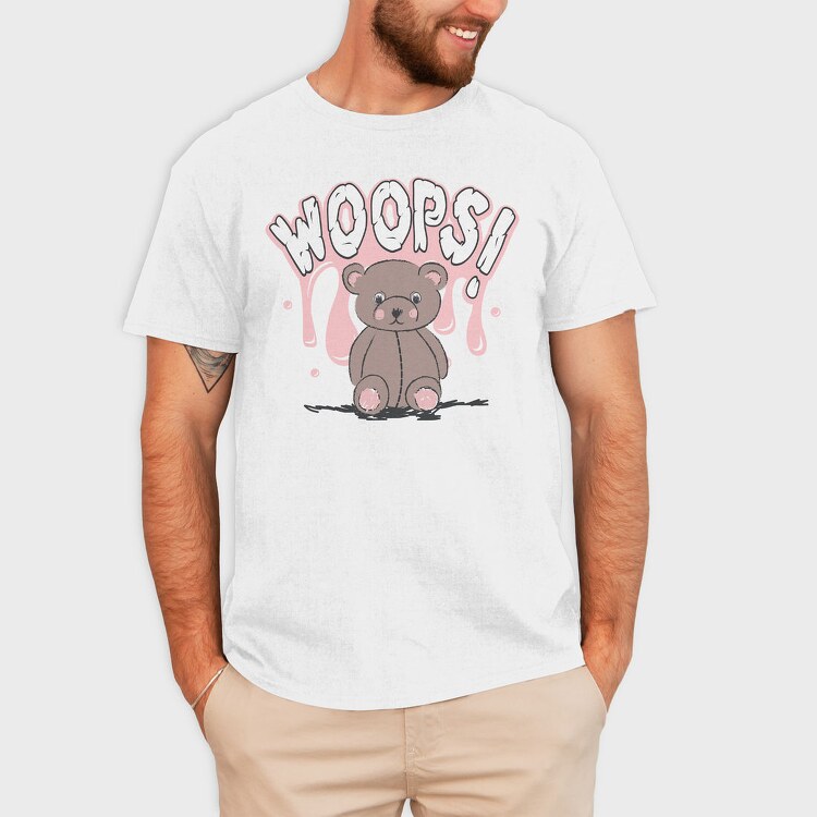 Teddy Bear Oops Vibes, Tricou Barbati (Unisex)