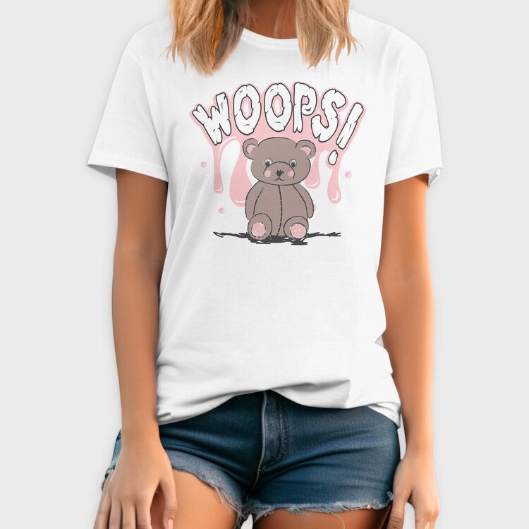 Teddy Bear Oops Vibes, Tricou Barbati (Unisex)