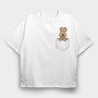 Dog Pocket, Tricou Oversize Barbati (Unisex)