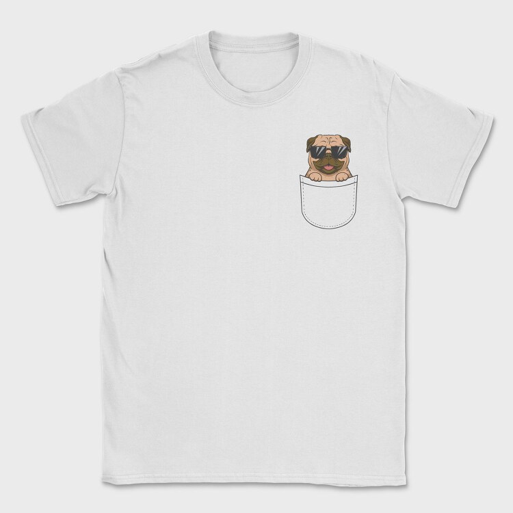 Dog in a Pocket, Tricou Barbati (Unisex)