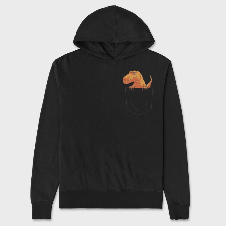 Dino Pocket, Hanorac Oversize Barbati (Unisex)