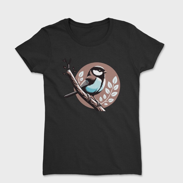 Chickadee Branch Circle, Tricou Femei