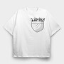 Panda Pocket, Tricou Oversize Barbati (Unisex)