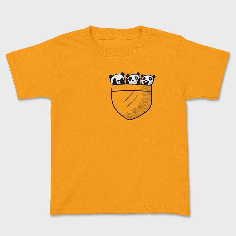 Panda Pocket, Tricou Copii