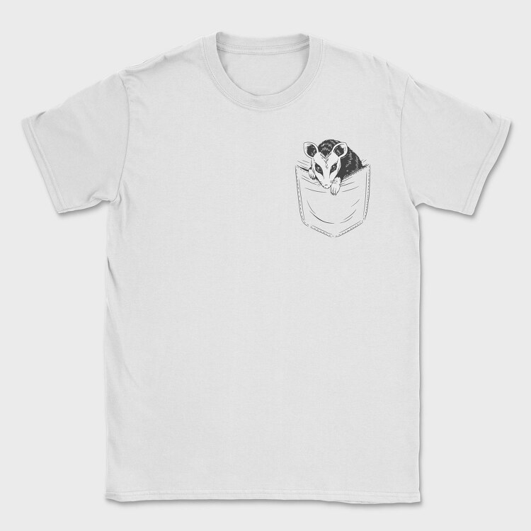 Possum Pocket, Tricou Barbati (Unisex)
