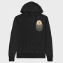Hedgehog In Pocket, Hanorac Oversize Barbati (Unisex)