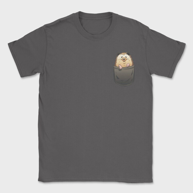 Hedgehog In Pocket, Tricou Barbati (Unisex)