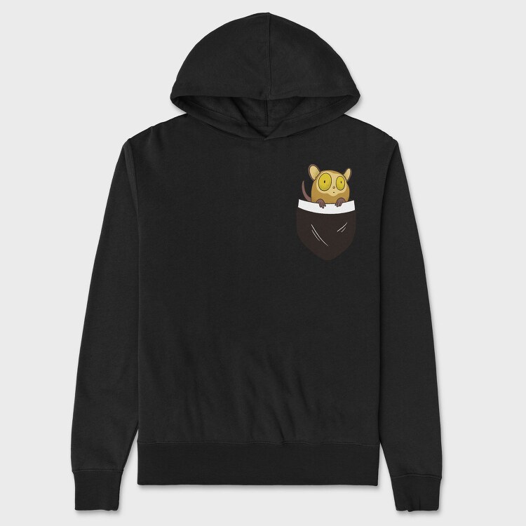 Tarsier Pocket, Hanorac Oversize Barbati (Unisex)