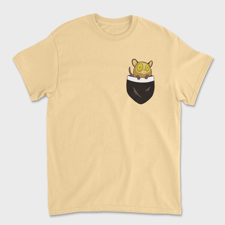 Tarsier Pocket, Tricou Barbati (Unisex)