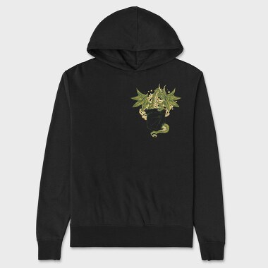 Dragon In Pocket, Hanorac Oversize Barbati (Unisex)