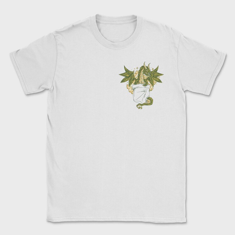Dragon In Pocket, Tricou Barbati (Unisex)