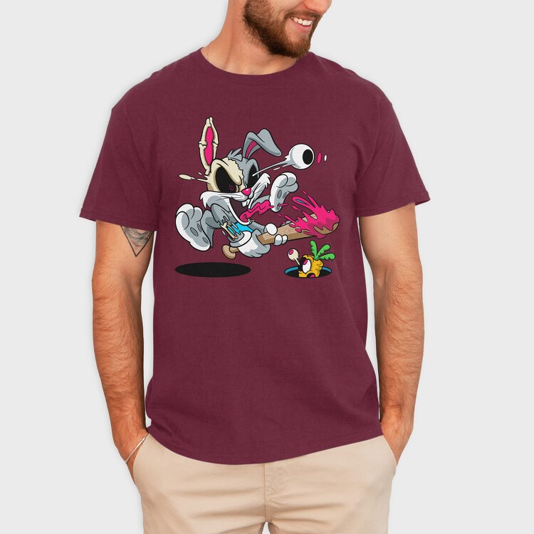 Bunny Punch Vibes, Tricou Barbati (Unisex)