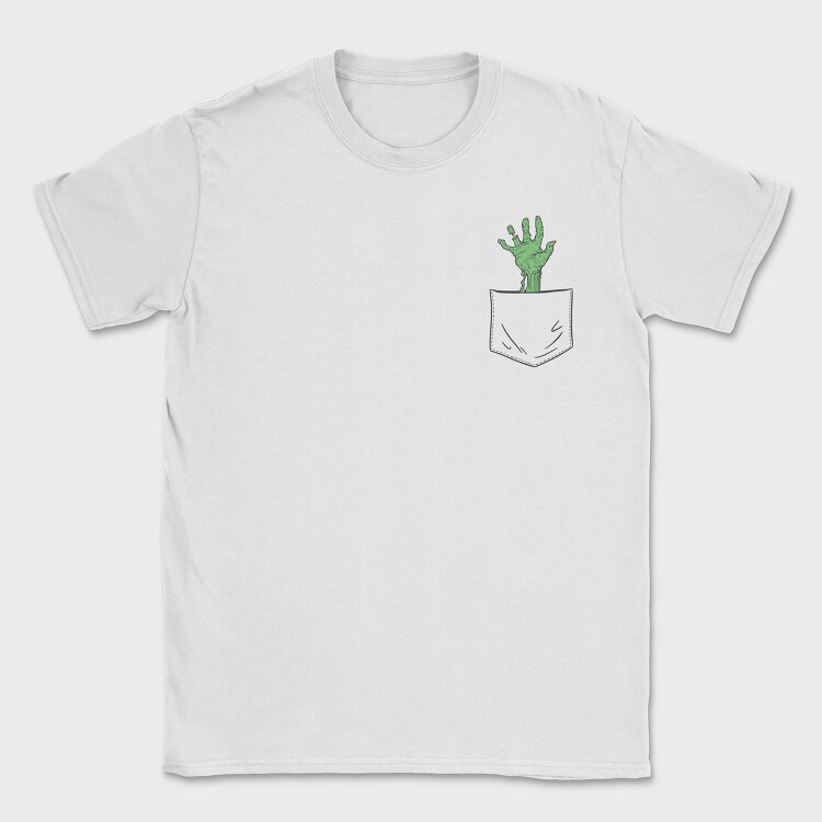 Zombie Hand Pocket, Tricou Barbati (Unisex)