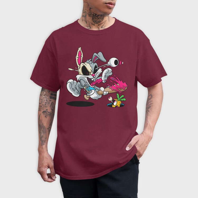 Bunny Punch Vibes, Tricou Barbati (Unisex)