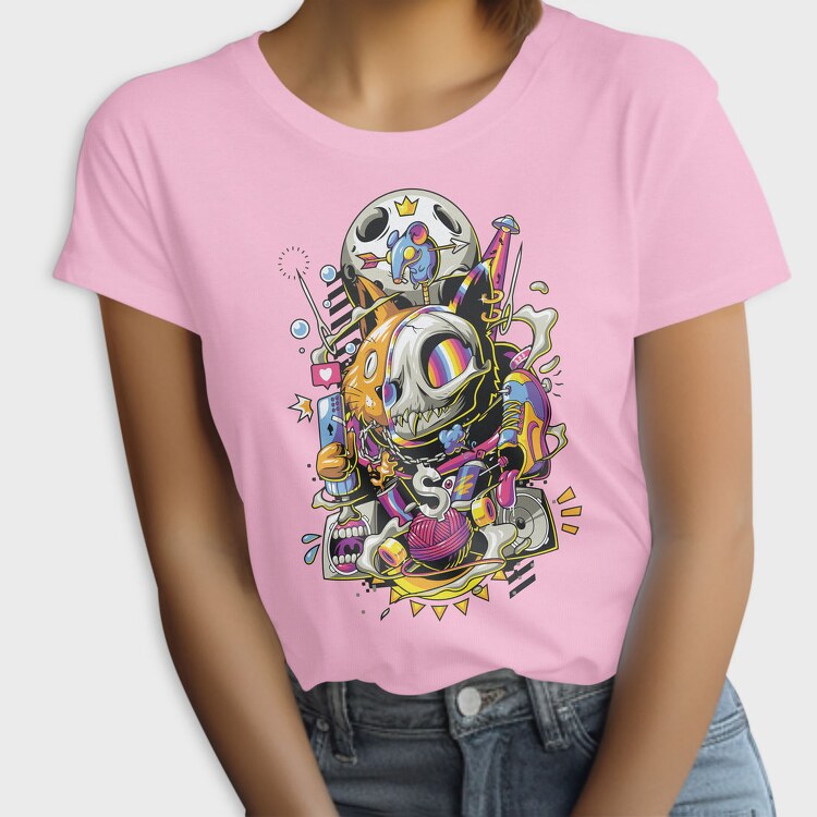 Skull Streetwear Dreams, Tricou Femei