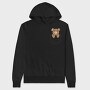 Teddy Bear Middle Finger Pocket, Hanorac Oversize Barbati (Unisex)