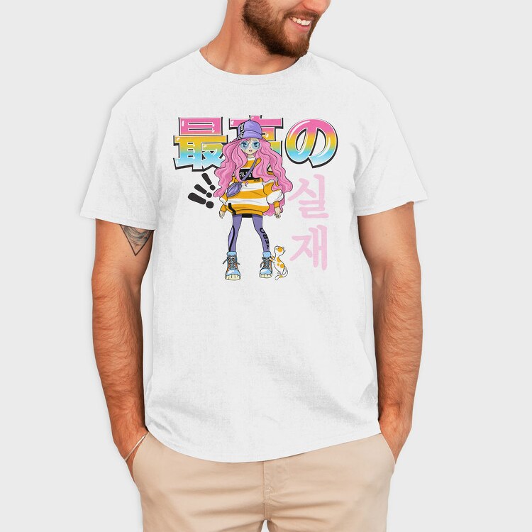 Pink Hair Vibes, Tricou Barbati (Unisex)