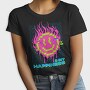 Flame Pixel Smile, Tricou Femei