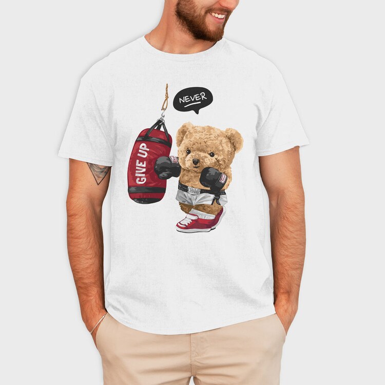 Boxer Bear Champ, Tricou Barbati (Unisex)