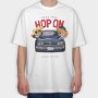Teddy Bear Road Trip, Tricou Oversize Barbati (Unisex)