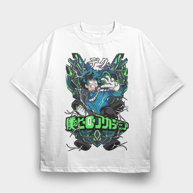 My Hero Academia 35, Tricou Oversize Barbati (Unisex)