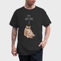 Lazy Cat Vibes, Tricou Barbati (Unisex)