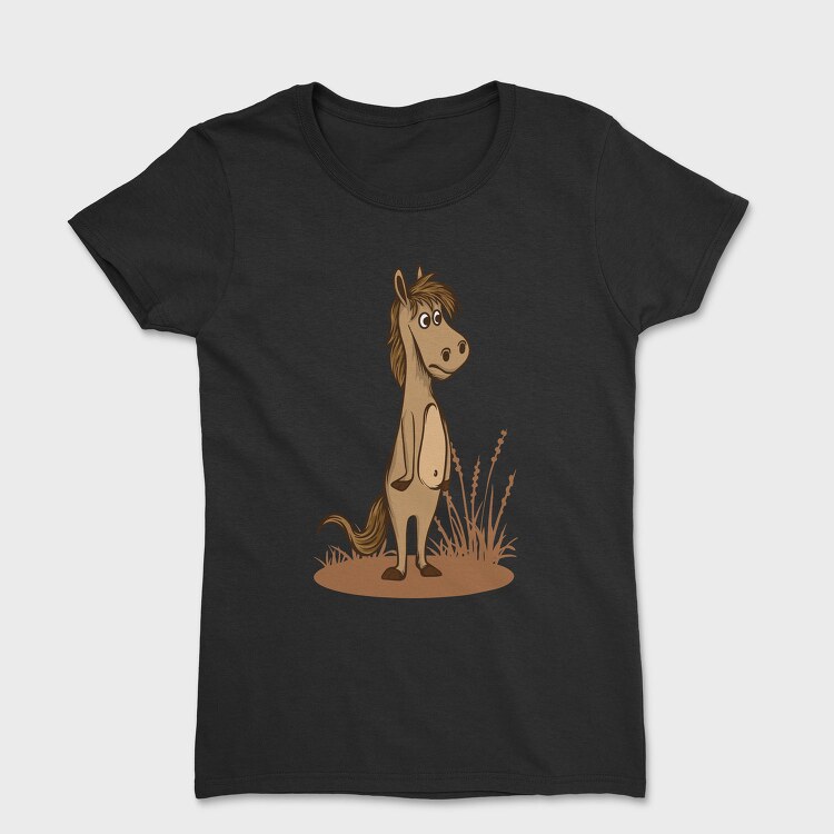 Horse Cartoon, Tricou Femei