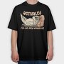 Actually I Am on My Workout, Tricou Oversize Barbati (Unisex)