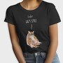 Lazy Cat Vibes, Tricou Femei