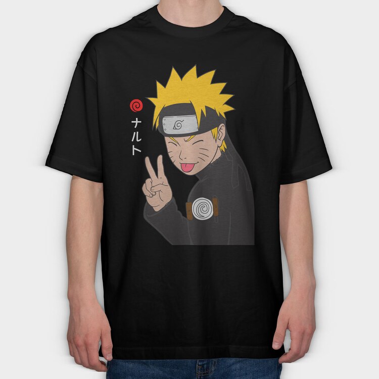 Naruto 105, Tricou Oversize Barbati (Unisex)