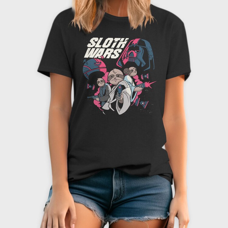 Sloth Wars Rebels, Tricou Barbati (Unisex)