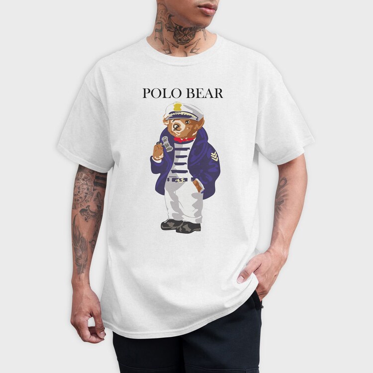 Captain Bears Captain, Tricou Barbati (Unisex)
