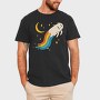 Flying Cat Rainbow, Tricou Barbati (Unisex)