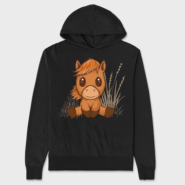 Cute Horse, Hanorac Oversize Barbati (Unisex)